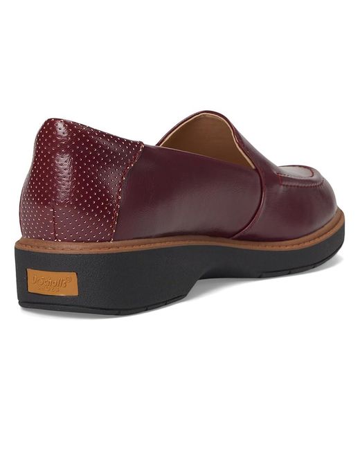 Dr. Scholls Brown Calm Down Loafer/Moc Shoes Flat Shoes, Microfiber