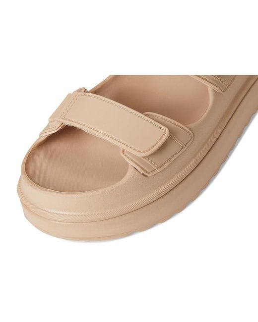 Steve Madden Natural Bigschmona Sandals, Suede