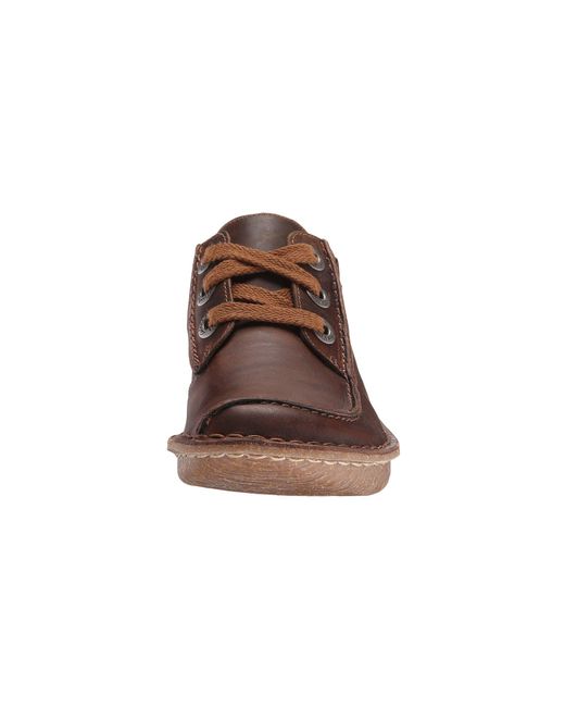 Funny Dream (brown Leather) Lace Up Casual Shoes | Lyst