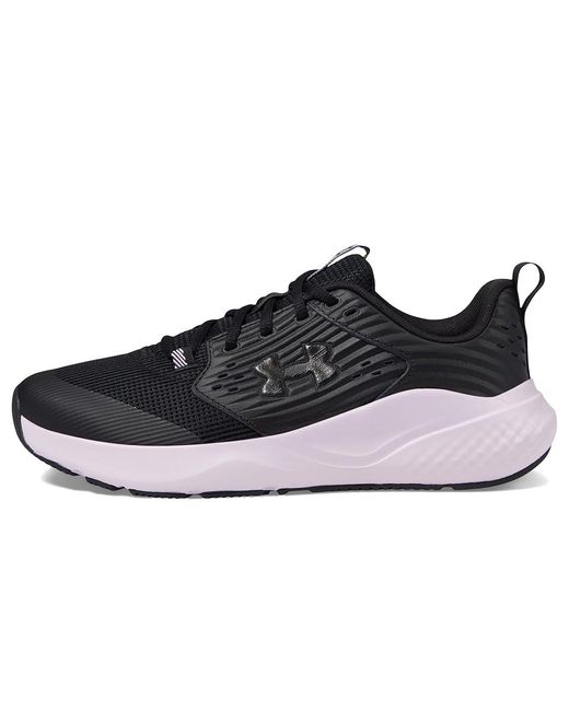 Under Armour White Charged Commit 4 Training Shoes Shoes/ Ace/Metallic 11 B