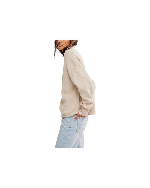 Free People Multicolor We The Free Torres Roll Neck Sweater Sm 4-6) Cotton
