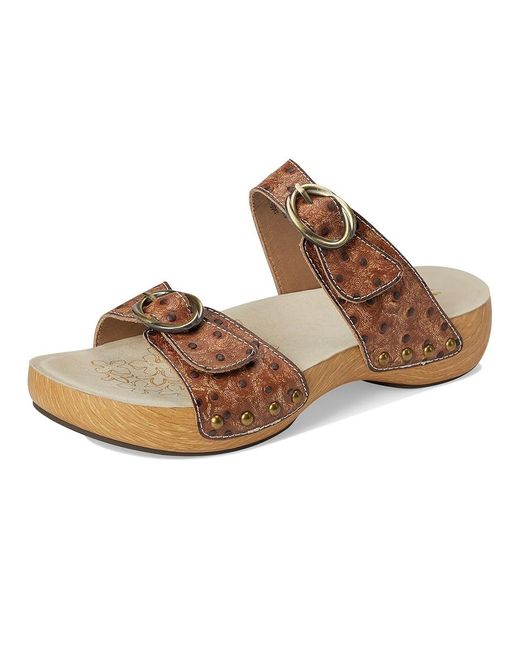 Spring Step Nostalgish Wedge Shoes, Leather in Brown | Lyst