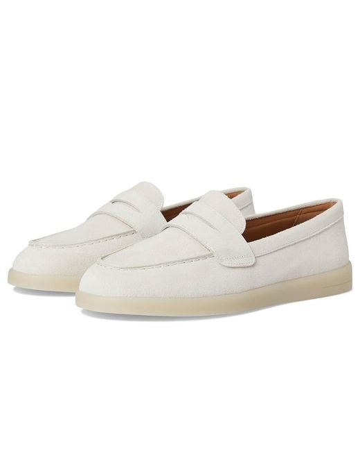 Sperry Top-Sider White Wedge Cupsole Penny Ladies Flat Shoes 10 M (B) Leather