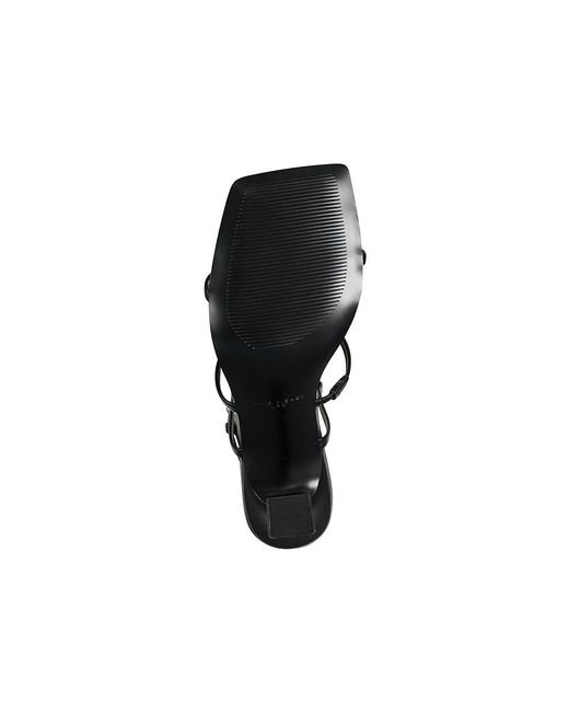 Marc Fisher Black Dennie ( Leather) Sandals