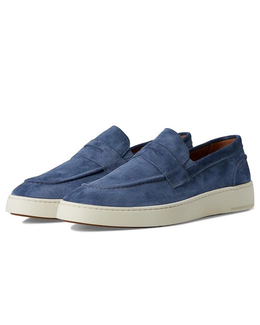 Allen Edmonds Blue Randsnkr 2.0 Slip-On Shoes Shoes Denim Suede/Gum Sole 9 D (M) for men