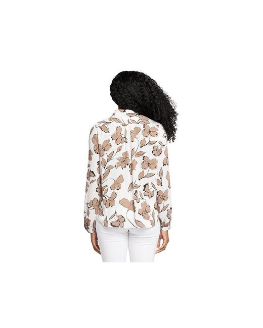 NYDJ Black Modern Blouse (Lotusland) Clothing