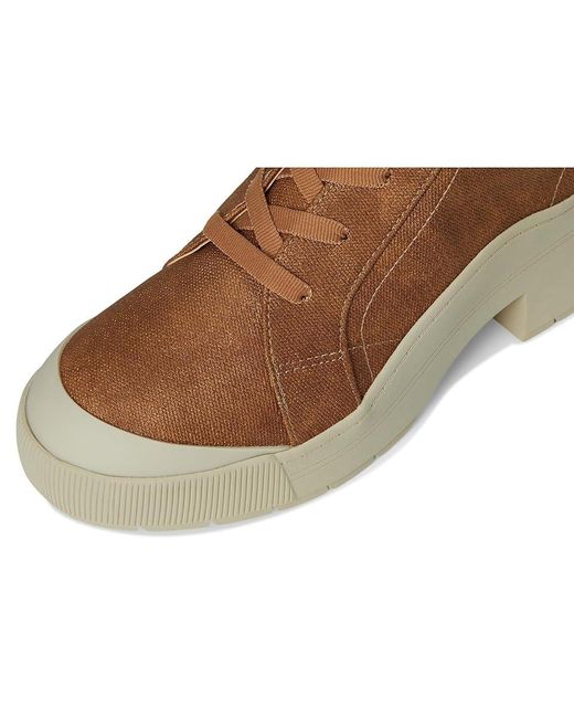 Dr. Scholls Brown Time Up Lace-Up Short Boots Boots, Synthetic
