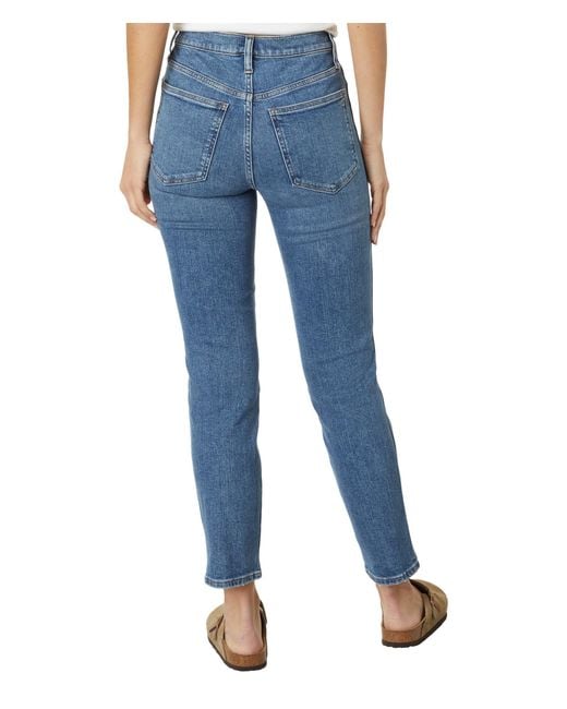 Madewell Blue Stovepipe Jeans In Heathridge Wash