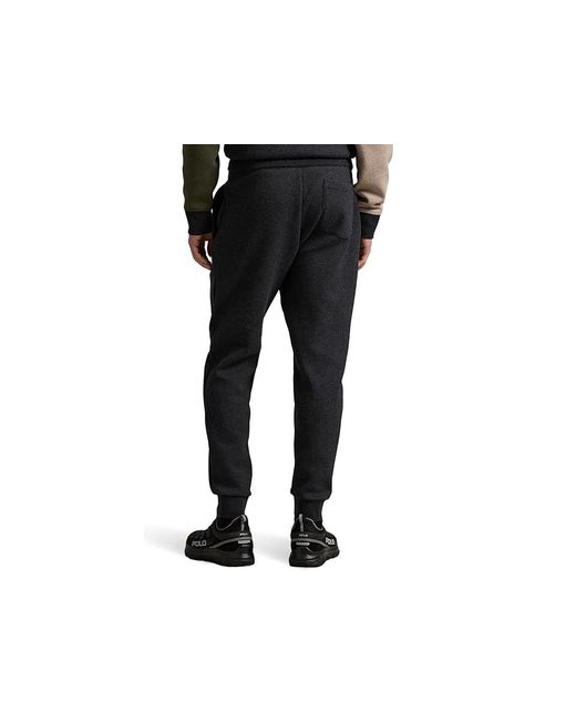 Polo Ralph Lauren Black Double-Knit Jogger Pant Casual Pants, Cotton/Polyester for men