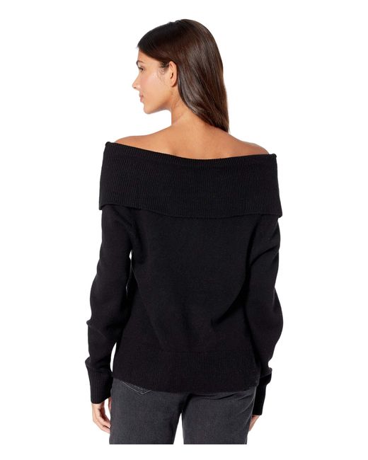 PAIGE Wool Izabella Sweater in Black - Lyst