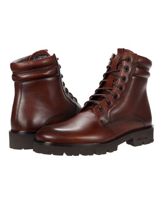 Kenneth Cole Brown Rhode Lug Boot for men