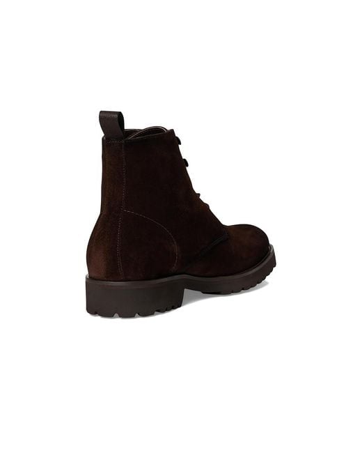 To Boot New York Black Jonathan Lace Up Casual Shoes, Suede for men