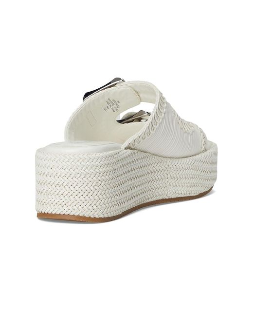 Guess White Binks Wedge Shoes, Rubber
