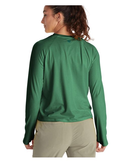 Marmot Green Windridge Long Sleeve Performance Shirt
