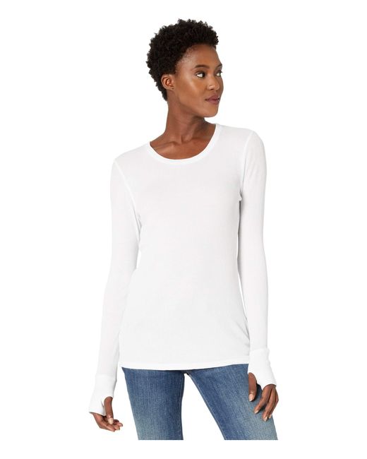 long sleeve tee with thumb holes