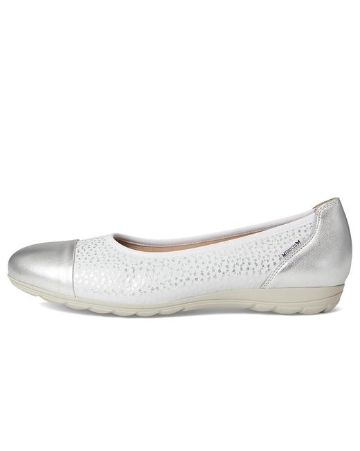 Mephisto White Erika 1 Flat Shoes Eu 37 (Us 7) B