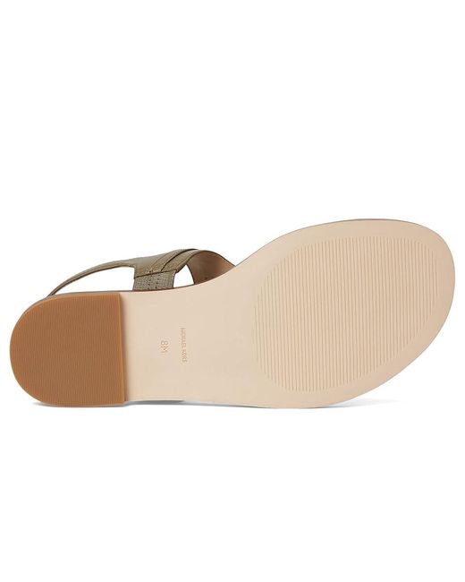 MICHAEL Michael Kors Metallic Mandy Thong Sandal Sandals, Synthetic