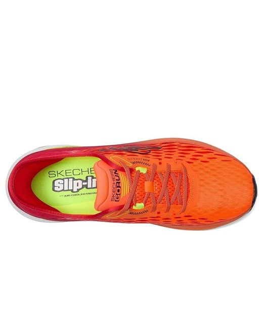 Skechers Red Hands Free Slip-Ins Max Cushioning Propulsion Shoes/Multi 7 D for men