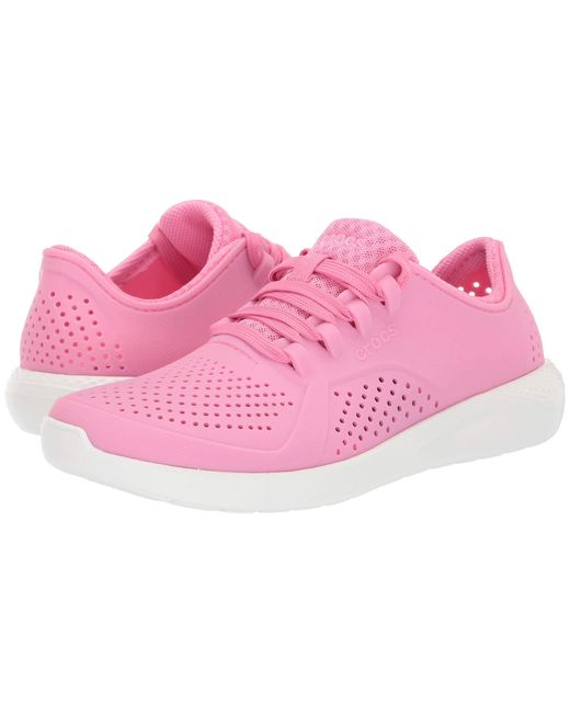 CROCSTM Pink Literide Pacer Sneakers