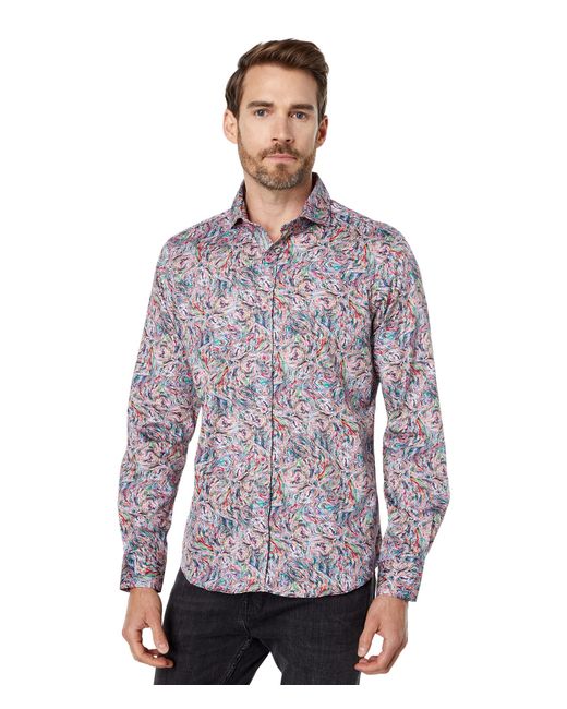 Robert Graham Cotton Puro Beach Long Sleeve Woven Shirt for Men | Lyst