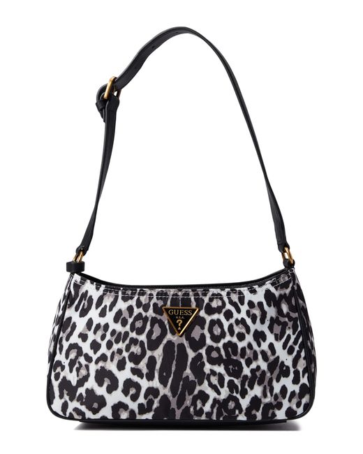 guess little bay shoulder bag black