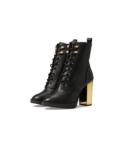 michael michael kors corey lace up booties