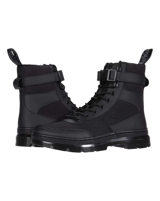 dr martens black combs tech