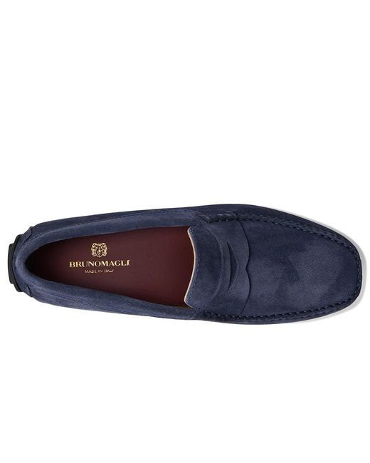 Bruno Magli Blue Taranto Shoes Eu 43 (Us 10) D for men