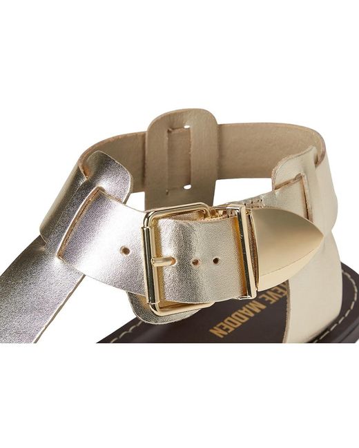 Steve Madden Metallic Brazinn Sandals, Leather/Suede