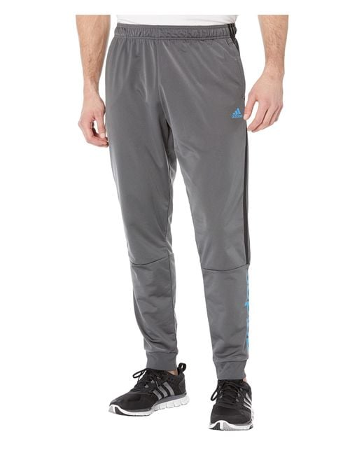 adidas Big Tall Essentials Tricot 3-stripes Linear Track Pants in Gray for  Men | Lyst
