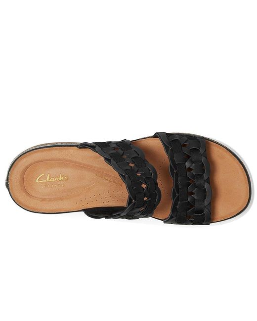 Clarks Black Kassanda Mule Sandals 6 C