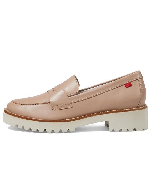 Marc Joseph New York Pink Morrison Ave (Blush Napa) Flat Shoes