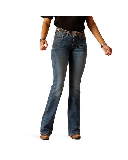 Ariat Black Perfect-rise Chopped Ella Bootcut Jeans In Toronto