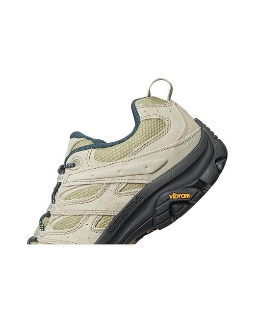 Merrell Gray Moab 3 Shoes, Leather/Suede/Textile for men