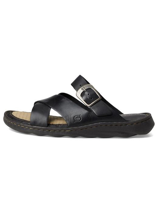 Born Black Salas Sandals 6 M (B) Leather