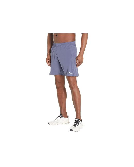 Saucony Black Outpace 7 Shorts (Horizon) Shorts for men