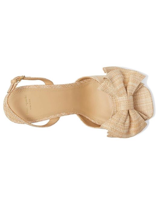 Kate Spade Beau Raffia Heeled Sandals Dress Sandals 5 B in