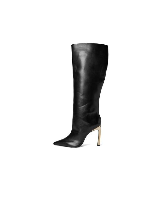 SCHUTZ SHOES Black Cate Curve Boots 1, Leather