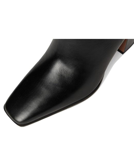 Franco Sarto Black Jonie Wide Calf Boots, Leather