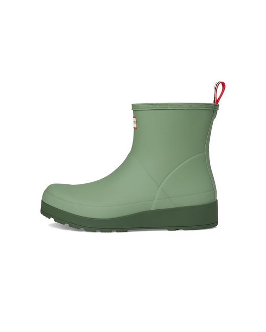 Hunter Green Play Short Boot Rain Boots 1, Rubber