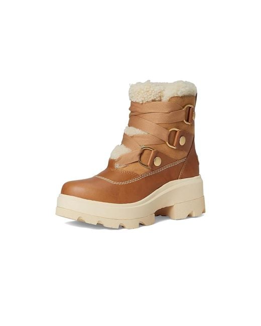 Sorel Brown Joan Frwd Cozy Boots Waterproof Cold Weather Boots Tawny Buff/Honey 11 B