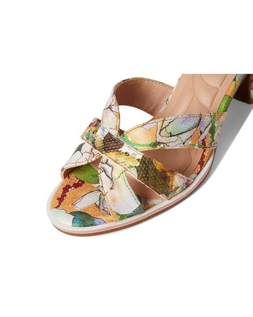 Spring Step Metallic Waltz High Heels, Leather