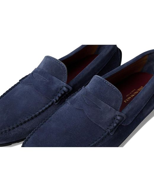 Bruno Magli Blue Taranto Shoes Eu 43 (Us 10) D for men