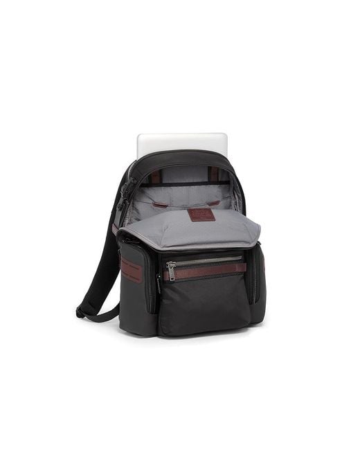 Tumi Black Navigation Backpack (Oxblood) Backpack Bags for men