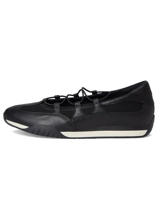 Naturalizer Black Tallulah Flat Shoes Leather/Mesh 6 M (B) Leather/Synthetic/Textile