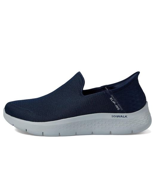 Skechers Blue Go Walk Flex No Hands, Hands Free Slip-Ins Shoes 7.5 D for men