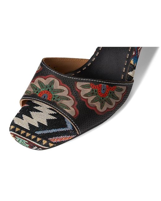 Spring Step Black Sassyclass Wedge Shoes, Leather