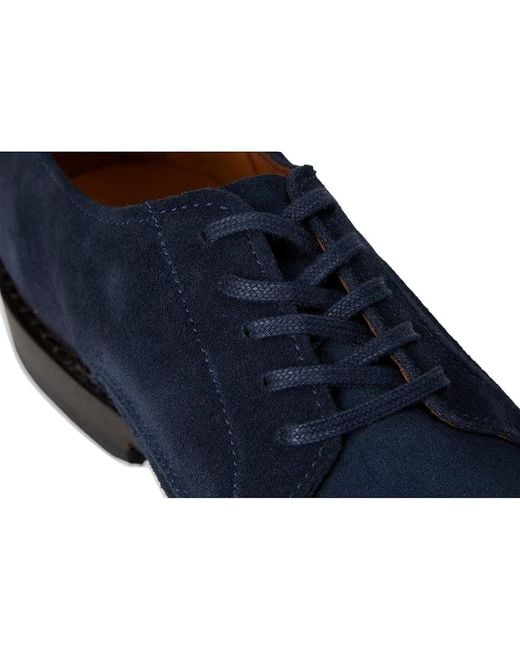 Allen Edmonds Blue Rivington Derby Shoes Shoes 13 D (M) Leather/Suede for men