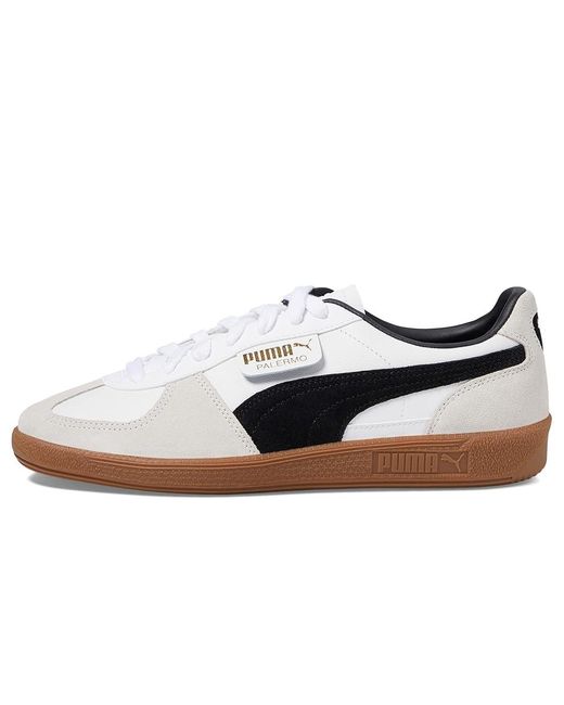 PUMA White Palermo Shoes Shoes /Vapor/Gum 7 D for men