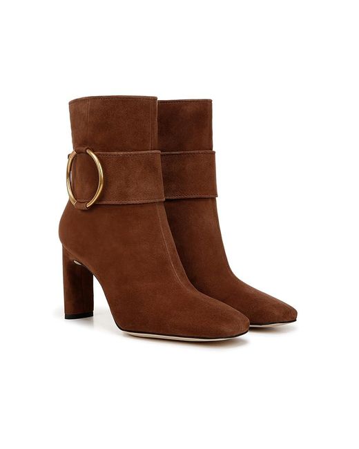 Franco sarto brown suede boots outlet